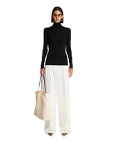 White Wool Trousers | PDP | Antonia