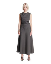Gray Draped Dress | PDP | Antonia