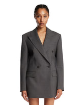 Gray Double-Breasted Jacket | PDP | Antonia