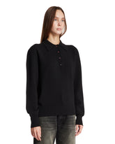Black Sweater with Collar | PDP | Antonia
