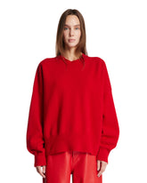 Red Crewneck Sweater | PDP | Antonia