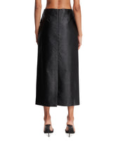 Black Midi Column Skirt | PDP | Antonia