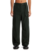 Sacai x Carhartt Green Wide Cargo Pants | PDP | Antonia