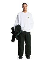 Sacai x Carhartt Green Wide Cargo Pants | PDP | Antonia