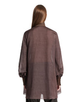 Brown Printed Tailored Shirt | PDP | Antonia