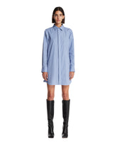 Light Blue Striped Cotton Shirt | PDP | Antonia