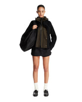 Black Multi-layered Jacket | PDP | Antonia