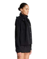 Giacca Con Cappuccio Nera | PDP | Antonia