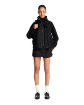 Giacca Con Cappuccio Nera | PDP | Antonia