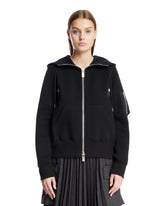 Black Hooded Jacket | PDP | Antonia