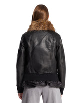 Giacca Con Ecopelliccia Nera | PDP | Antonia