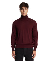 Burgundy Wool Turtleneck Sweater | PDP | Antonia