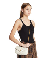 White Mini Loulou Quilted Leather Bag | PDP | Antonia