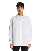 Camicia In Cotone Con Logo Bianca | PDP | Antonia