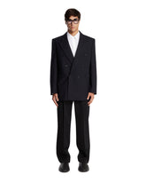 Giacca A Doppiopetto In Lana Blu | PDP | Antonia