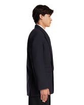 Giacca A Doppiopetto In Lana Blu | PDP | Antonia