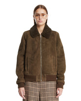 Green Leather Bomber | PDP | Antonia