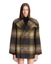 Gray Tartan Peacoat | PDP | Antonia