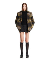 Gray Tartan Peacoat | PDP | Antonia