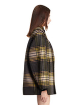 Gray Tartan Peacoat | PDP | Antonia