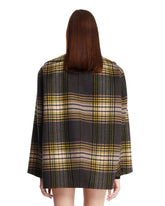 Gray Tartan Peacoat | PDP | Antonia