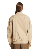 Giacca Corta In Cotone Beige | PDP | Antonia