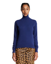Blue Cashmere Turtleneck Sweater | PDP | Antonia