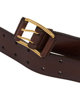 Brown Leather Motorcycle Belt | PDP | Antonia