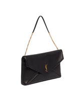 Black XXL Cassandre Envelope Clutch | PDP | Antonia