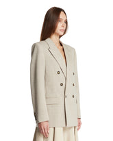 Beige Double-Breasted Blazer | PDP | Antonia