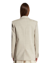 Beige Double-Breasted Blazer | PDP | Antonia