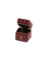 Cube Mini Cassandre In Pelle Burgundy | PDP | Antonia