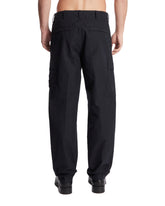 Blue Cotton Utility Pants | PDP | Antonia