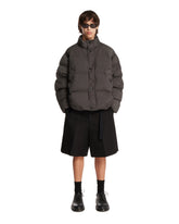 Gray Short Quilted Puffer Jacket | PDP | Antonia