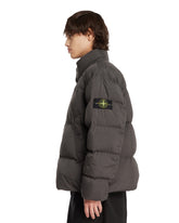 Gray Short Quilted Puffer Jacket | PDP | Antonia