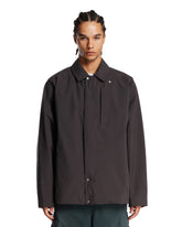 Gray Stellina Overshirt with Padding | PDP | Antonia