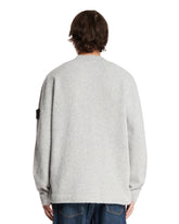 Gray Wool Crewneck Sweater | PDP | Antonia