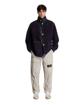 Blue High Collar Coat | PDP | Antonia