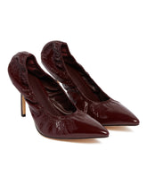 Burgundy Rhodes 90 Pumps | PDP | Antonia