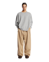 Gray Cotton Crewneck Sweatshirt | PDP | Antonia