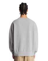Gray Cotton Crewneck Sweatshirt | PDP | Antonia