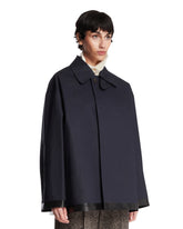 Cappotto Corto Mackintosh Teviot Blu | PDP | Antonia