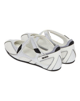Silver and White Flat Floor 01 Ballerinas | PDP | Antonia