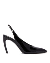 Black Viper Slingback Pumps | PDP | Antonia