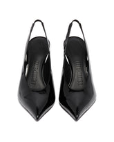 Black Viper Slingback Pumps | PDP | Antonia