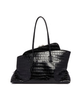 Black Medium La Passeggiata Bag | PDP | Antonia