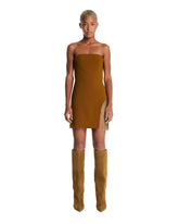 Brown Strapless Mini Dress | PDP | Antonia