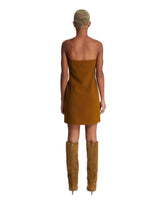 Brown Strapless Mini Dress | PDP | Antonia