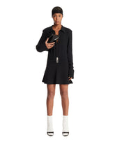 Black V-Neck Mini Dress | PDP | Antonia