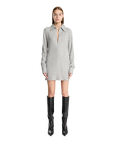 Gray Rhinestone Shirt Dress | PDP | Antonia